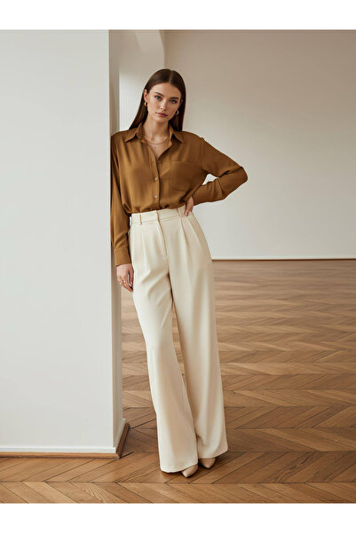 PERA MODA Υπερμεγέθες πουκάμισο ποπλίνας με μακρύ πίσω μέρος και κοντό μπροστ...