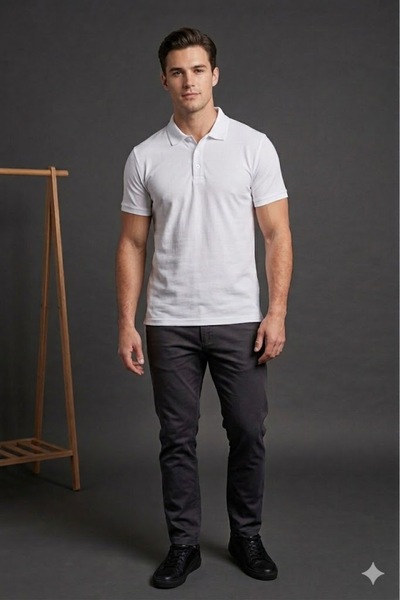 ByFourMan Μπλουζάκι πόλο χωρίς στάμπα