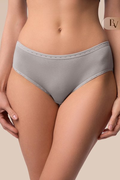 Bella Veza Normal Waist Women's Panties Navy Blue Claret Red Gray 3 Pieces