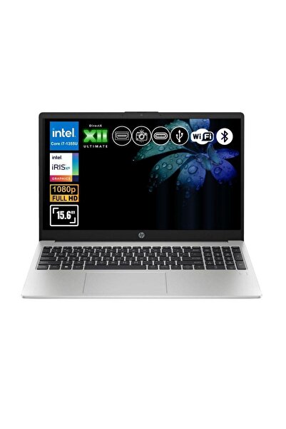 HP 250 G10 i7-1355U 8GB Ram 256GB SSD Iris Xe Graphics 15.6" Full HD FreeDos ...