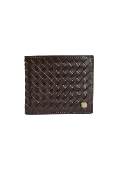 Barbour Farne Woven Deri Cüzdan BR11 Brown