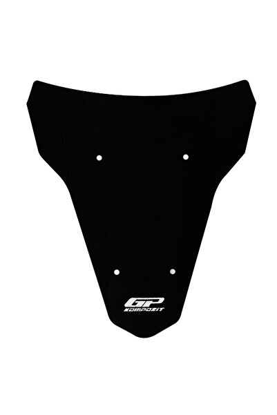 GP KOMPOZİT Yamaha MT-07 Tracer 2020-2024 Uyumlu Kısa Ön Cam Siyah 37 cm