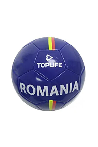 Top Life Minge de fotbal, mărimea 5, albastră