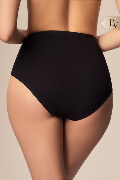 Bella Veza Patterned High Waist Women's Panties White Black Navy Blue 3 Pieces
