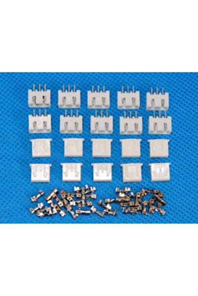 JST Conectori de echilibrare XH cu 3 pini pentru baterii LiPo 2S 7.4V (10 per...