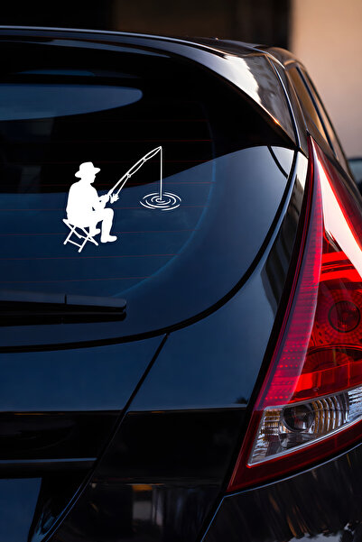 New Jargon Balıkçı Oto Stickerı – Balık Tutma Temalı - Araba Motor Oto Sticke...