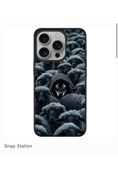 SNAPSTATIONRO Husa de protectie, MagSafe, iPhone 16 PRO MAX - UNDERCOVER_WOLF