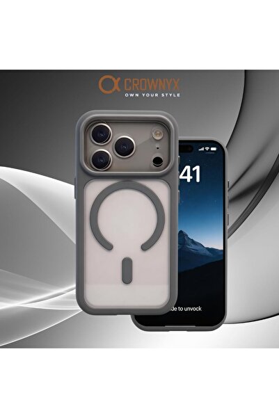 CROWNYX Fusion Clear Silicon Case for iPhone 17 Pro