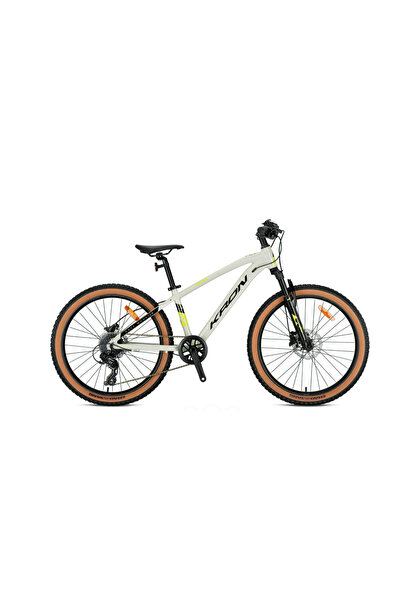 Kron XC100 HD 24 JANT 13cm KADRO BEJ-NEON SARI-SİYAH BİSİKLET