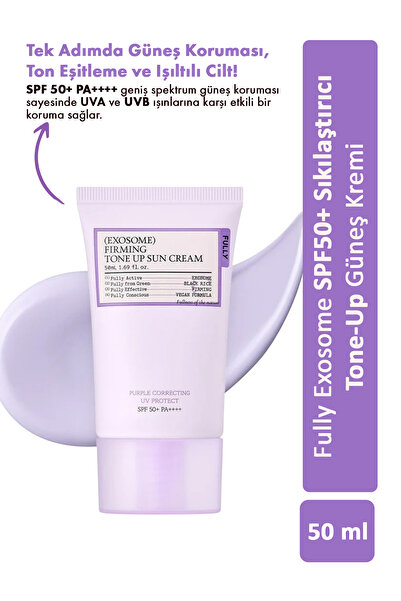 FULLY Exosome Firming Tone Up Sun Cream SPF50+ PA++++/ Exosome Sıkılaştırıcı ...