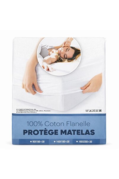 Home Protecție saltea 100% bumbac flanel