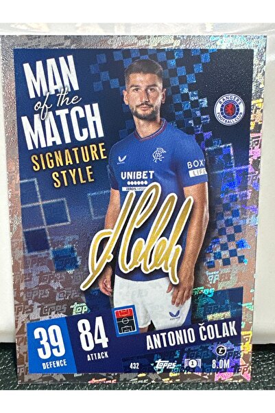 Match Attax مان أوف أ ذا ماتش سيجنتشر ستايل أنتونيو كولاك