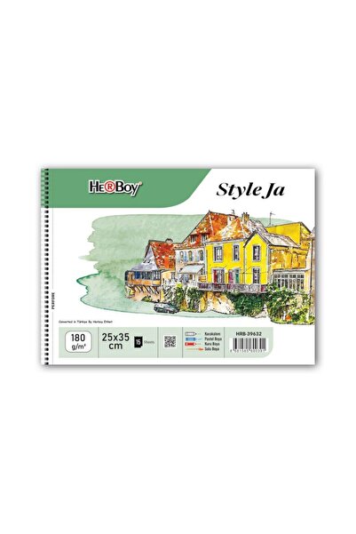 Herboy Τετράδιο ζωγραφικής 25*35 180g/m2 15 φύλλα HRB-39632