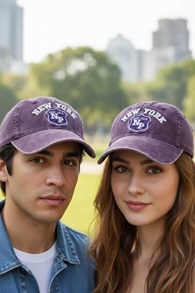 Aware Time Unisex Özle Washed Denim Cap Hat