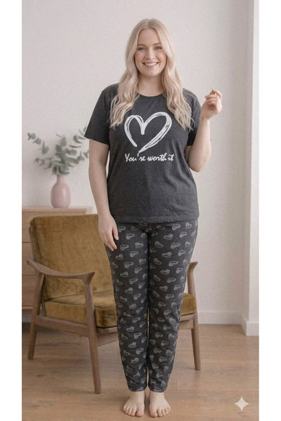 LXL ΓΥΝΑΙΚΕΙΟ ΣΕΤ ΚΑΛΟΚΑΙΡΙΝΩΝ ΠΙΤΖΑΜΑΣ ΜΕΓΑΛΩΝ ΜΕΓΕΘΩΝ, ΣΕΤ ΔΥΟ ΤΕΜΑΧΙΩΝ