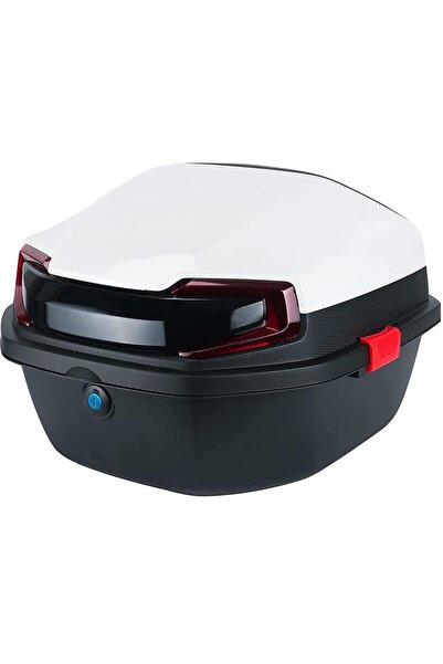 ENDRO Topcase Motosiklet Çantası 33 Lt Parlak Beyaz