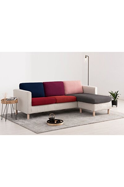 Sofazip Huse pentru perne de canapea / colțar Patternfit Cushion, elastice, azur L (95 - 130 cm)