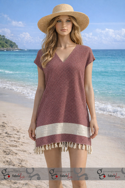 Fabric Box Φόρεμα παραλίας από 100% φυσικό βαμβάκι Peshtemal