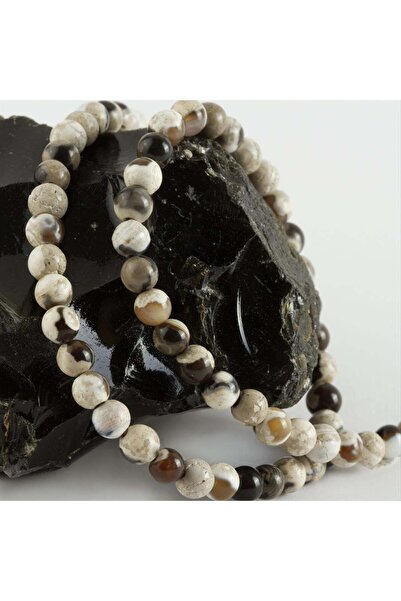 TakÇalıştır 8 mm Matte Agate Stone