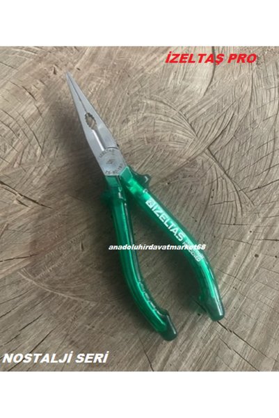 İzeltaş PRO 190MM KARGABURUN CARBON ÇELİK KOMBİNE KARGABURNU NOSTALJİ SERİ ORJ