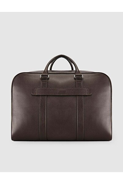 Cabani Genuine Leather Brown Men's Handbag and Travel Bag