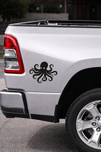 New Jargon Octopus Figured Car Sticker - Decorative Marine Figure Sticker - M...