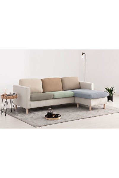 Sofazip Huse pentru perne de canapea / colțar Patternfit Cushion, elastice, azur L (95 - 130 cm)
