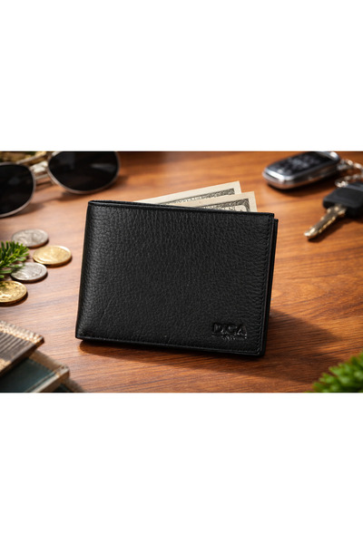 Legend Leather Diga 50 Genuine Leather Horizontal Men's Wallet with Coin Comp...