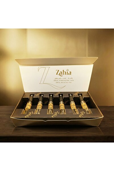 ZAHIA 3ml Lüks Mini Parfüm Seti 6’lı Kadın – Shagaf, Garam, Shatha, Ragba, SA...