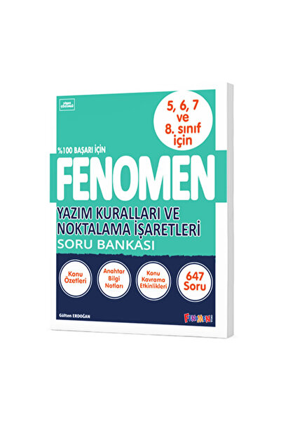 fenomen okul Fenomen Yazım Kuralları Ve Noktalama İşaretleri Soru Bankası