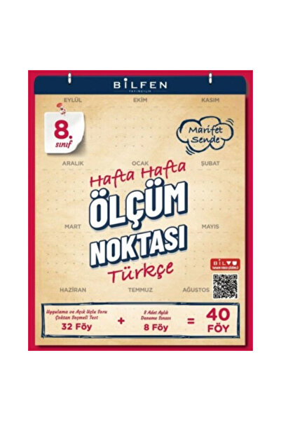 Bilfen Yayıncılık 8. Sınıf Türkçe Hafta Hafta Ölçüm Noktası