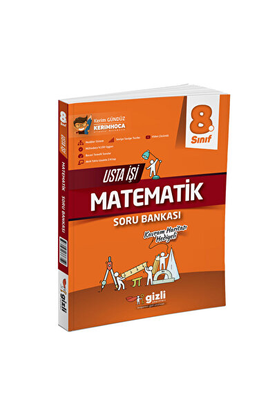 Gizli Yayınları 8. Sınıf Matematik Usta İşi Soru Bankası