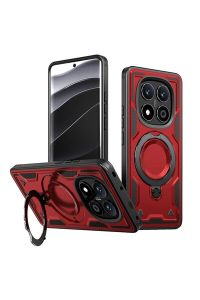 VERTEK Υβριδική Θωρακισμένη Θήκη MagRing Πολλαπλών Γωνιών για Xiaomi Redmi No...