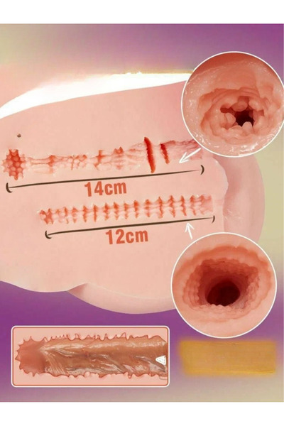 TACTIC İKİ GİRİŞLİ TİTREŞİM HEDİYELİ KALÇA MASTÜRBATÖR-2 KG