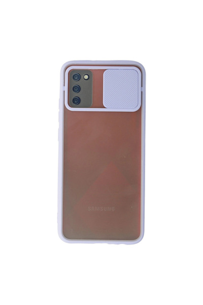 Generic Brand Samsung Galaxy A03S Case Palm Frosted Camera Sliding Silicone -...
