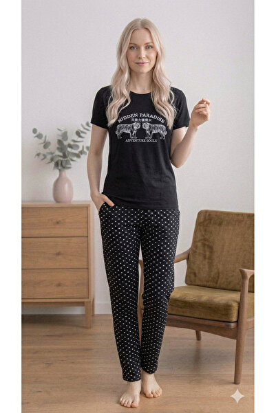 LXL ΓΥΝΑΙΚΕΙΟ ΣΕΤ ΠΙΤΖΑΜΑΣ ΜΕ ΣΧΕΔΙΑ ΣΕ ΣΕΤ ΔΥΟ ΤΕΜΑΧΙΩΝ