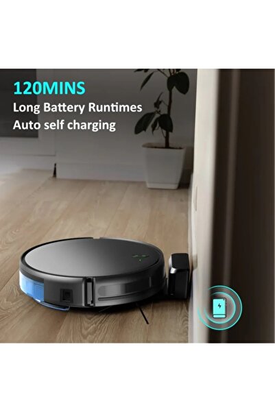OEM Έξυπνη ρομποτική σκούπα με λειτουργία πλύσης – WiFi, Έλεγχος μέσω εφαρμογ...