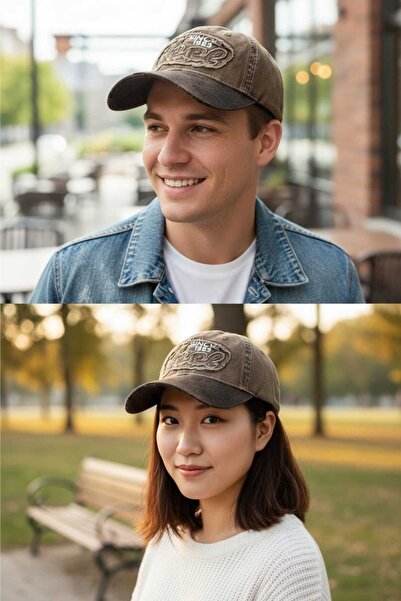 Aware Time Șapcă unisex din denim, tip Özle Wash