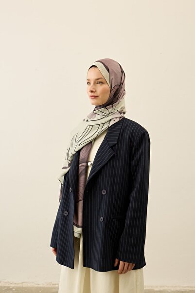 Modakaşmir Σάλι Liva Modal με σχέδιο παπαρούνας