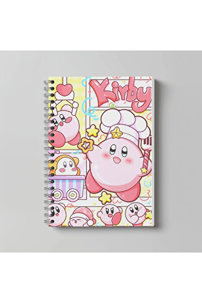 nihonwosekai Caiet spiralat Kirby Anime format A4, 60 de foi