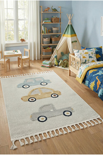 essense Home&Living TİNKY Yumuşak Bukleli Yumuşak Peluş Post Shaggy Krem Çocu...