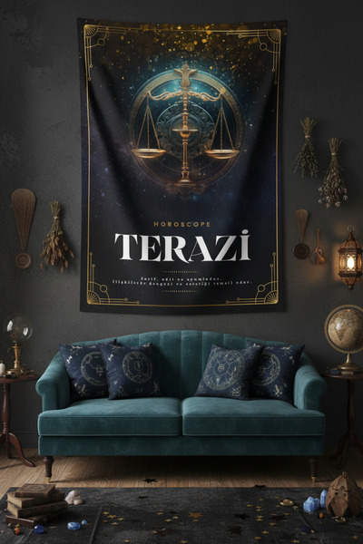 Vagonik Μοτίβο ταπετσαρίας τοίχου με μυστικιστικά σχέδια με θέμα την αστρολογ...