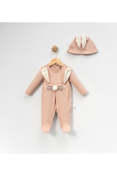 CFRA TAVŞANLI PATİKLİ BEBEK PENYE TULUM