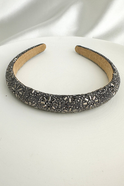 Modex Baguette Stone Round Pattern Sparkling Modern Crown