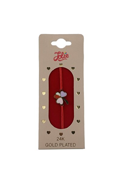 Flippy 24k Gold Plated Children's Bracelet, Jolie, Four-Leaf Clover Model, wi...