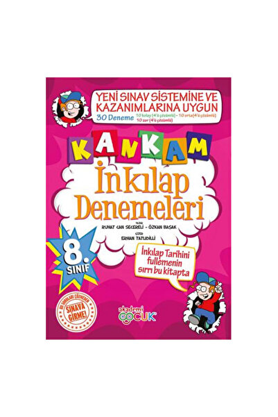 Akademi Çocuk 8 Sınıf Kankam İnkılap Denemeleri Yayınları