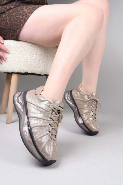 Birikon Αθλητικά παπούτσια NANO με λεπτομέρεια ραφής ΜΠΕΖ