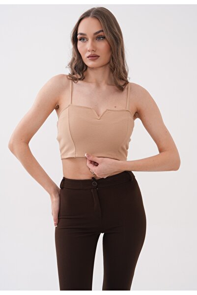 Vinales Μπλούζα με αγκράφα μπροστά σε στυλ κορσέ