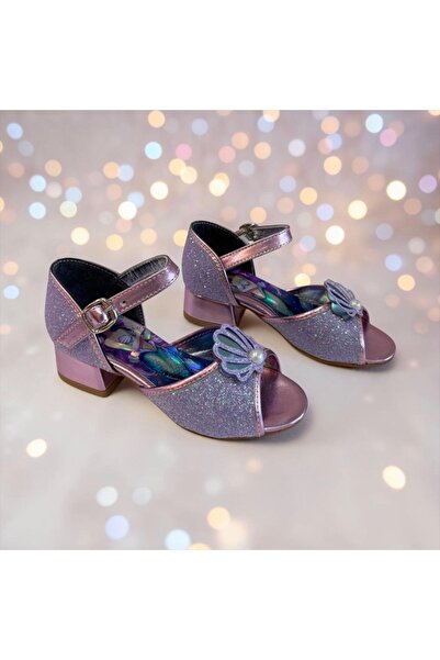ROSE SHOES KİDS حذاء روز شوز ماسال بكعب حورية البحر اللامع