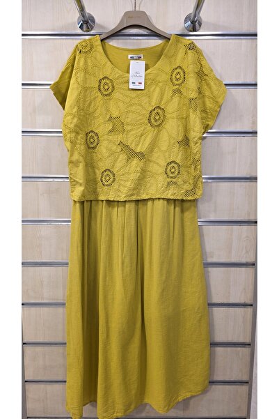 Park Moda Ιταλικό βαμβακερό φόρεμα με σχέδιο φιόγκους